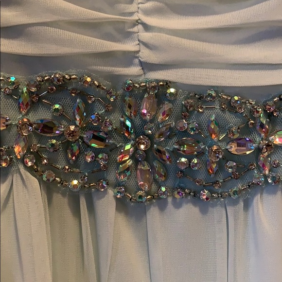 Mint green homecoming dress - Picture 6 of 7